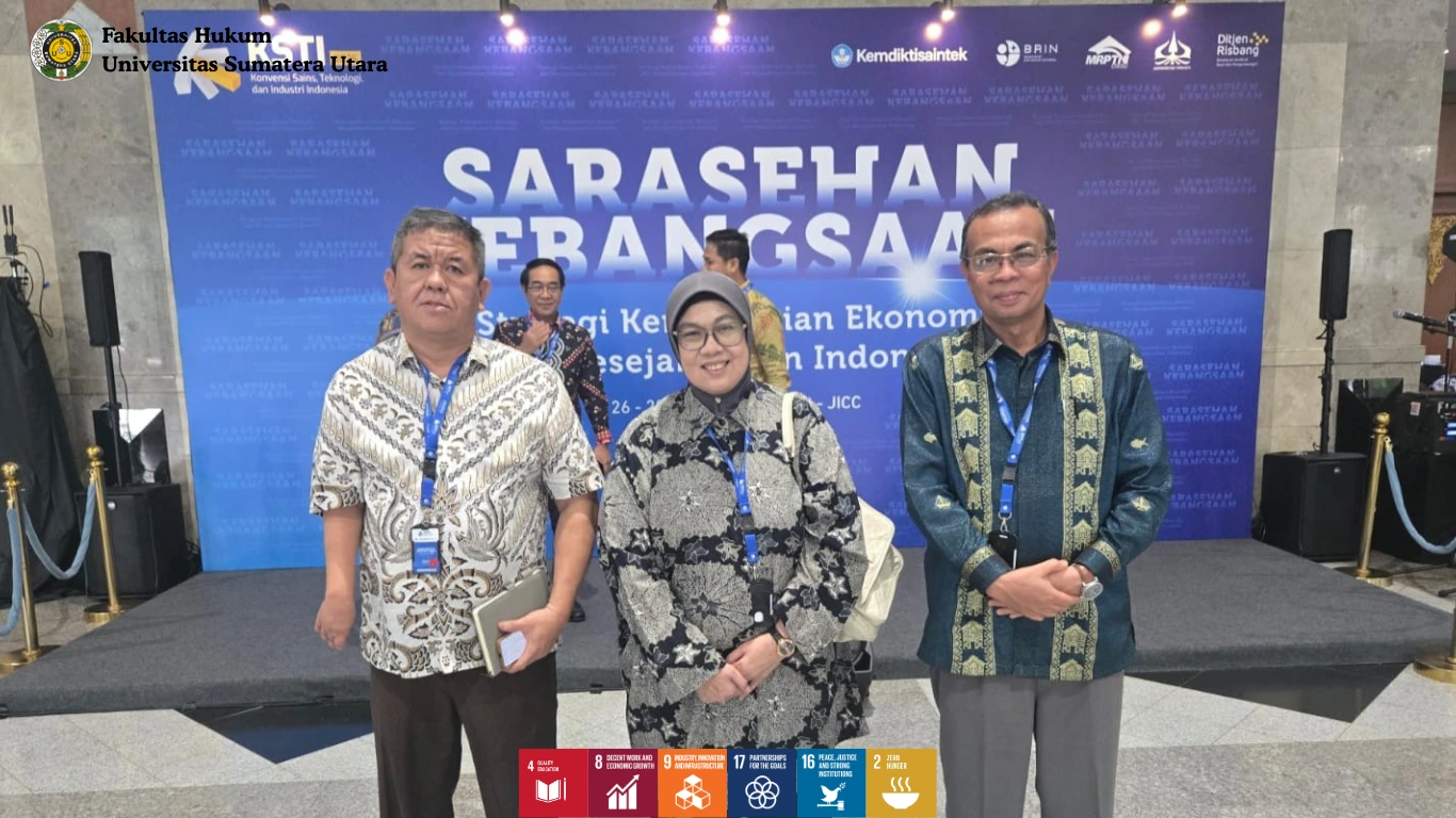 Dekan Fakultas Hukum USU Hadiri Sarasehan Kebangsaan KSTI 2026 di Jakarta